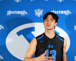 Sport You Cant See Me GIF by BYU Cougars