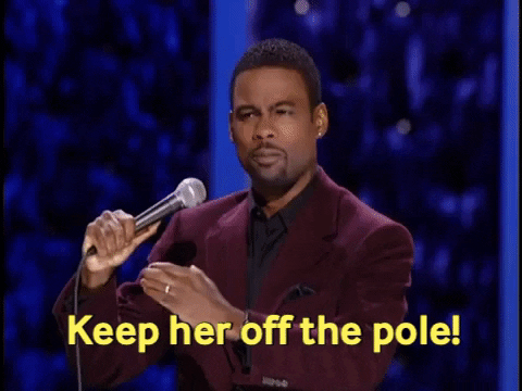 jongabriel giphygifmaker chris rock keep her off the pole GIF