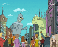 Fight Robot GIF by HULU
