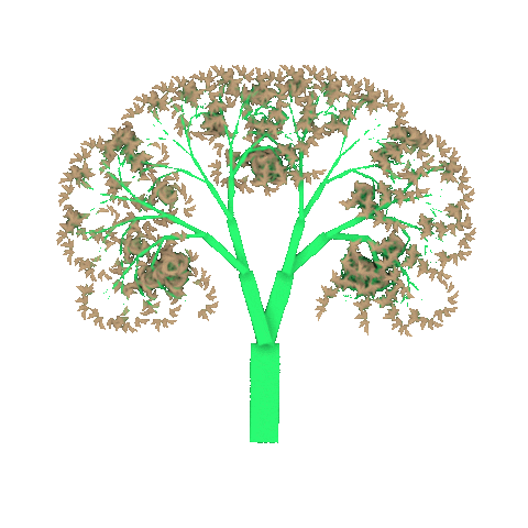 aidanpatrickbenbow giphyupload windy day fractal tree bendy tree Sticker