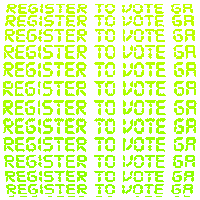 Register To Vote Voter Registration Sticker by #GoVote