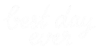 Best Day Ever Typography Sticker