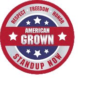 Usa America Sticker by Standup Now Apparel