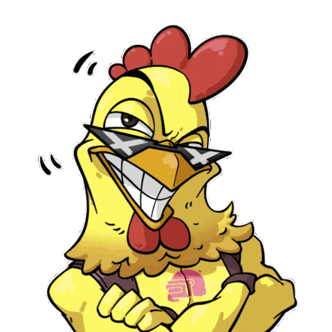 Mobile Game Chicken Sticker by Official PUBG MOBILE