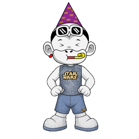 Star Wars Party Sticker by Zhot Shop