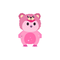 Comforting Teddy Bear Sticker
