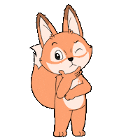 Thinking Idk Sticker by Raposa Coffee