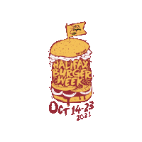 thecoasthalifax halifax burger week the coast hfxburgerweek Sticker