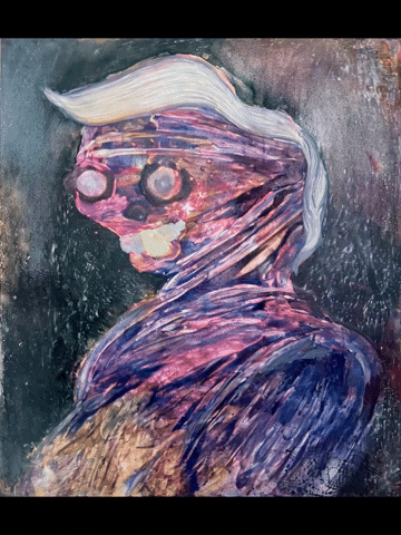 ROBERT_LANZ giphyupload art painting kunst GIF