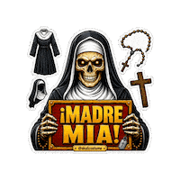 Halloween Skull Sticker