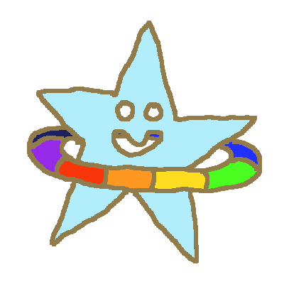 Loop Star Sticker