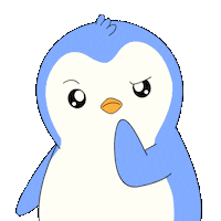 Confused Think About It Sticker by Pudgy Penguins