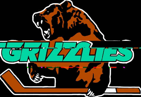 Utah Grizzlies Hockey Salt Lake City Utah Nhl Echl Grizz Gogrizzgo Grizzlies Logo GIF by Utah Grizzlies