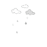 Raining Rainy Day Sticker by Breden Kids