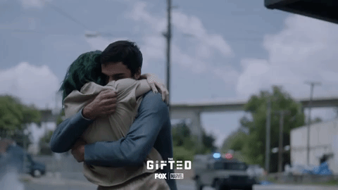 the gifted hug GIF