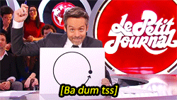 le petit journal rimshot GIF