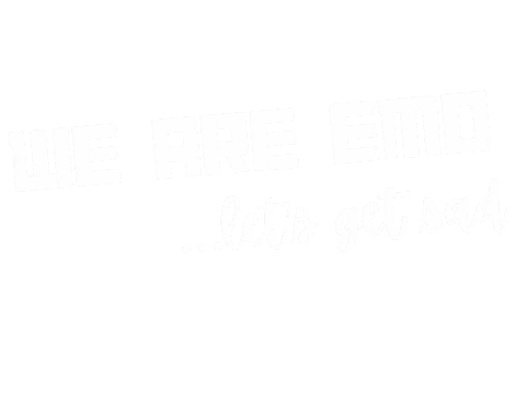 Emo Sadsongs Sticker