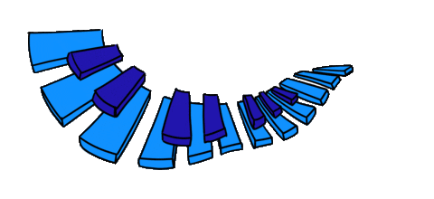 Piano Masques Sticker