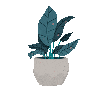 MalMade plant botanical potplant malmade Sticker