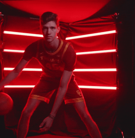 Basketball Hoops GIF by USC Trojans