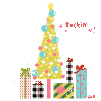 Merry Christmas Party Sticker