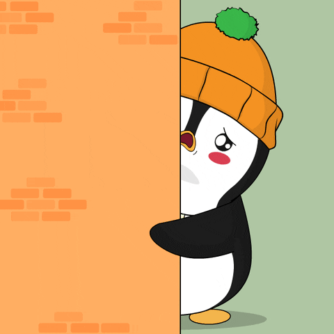 Scared Horror GIF by Pudgy Penguins