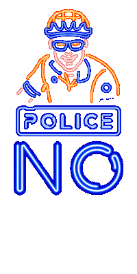 No More Police Sticker