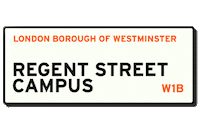 London Postcode Sticker by University of Westminster