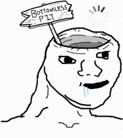No Brain Wojak GIF