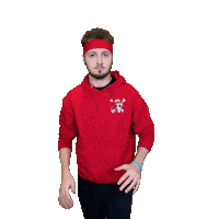 Alsenic nope non nonsense red bandana Sticker