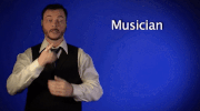 sign language musician GIF by Sign with Robert