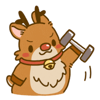 Welsh Corgi Christmas Sticker by Lazy Corgi