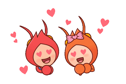happy heart Sticker by Shopee
