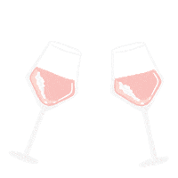 Celebrate Happy Hour Sticker by Halie Jost Illustration