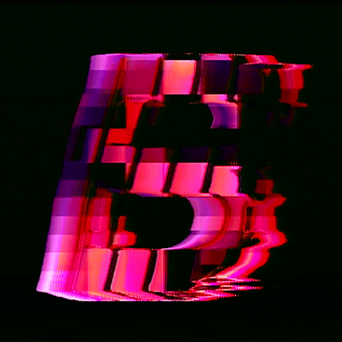Glitch Alphabet GIF by #BASILIO