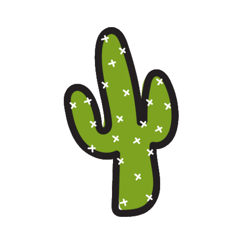Cactus Desert Sticker by Succulent Studios