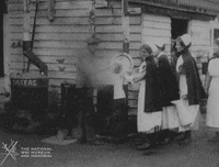 NationalWWIMuseum black and white military nurse footage GIF