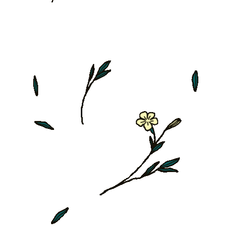 LeQuartierAnime flowers 2danimation animatedillustration hellfest2022 Sticker
