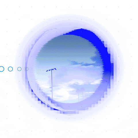 Palm Trees Sky GIF by jaydr.1