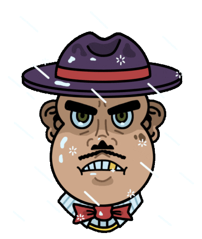 mad rain Sticker