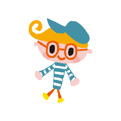 dekiroute_official giphygifmaker 可愛い キャラクター 男の子 Sticker