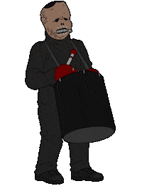 Heavy Metal Musician Sticker