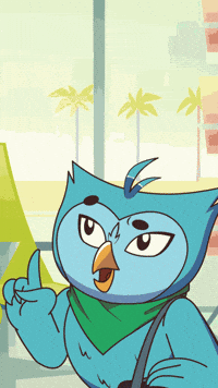 M Talking GIF