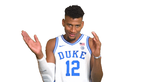 College Basketball Clapping Sticker by Duke Men's Basketball