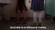 heathers suicide is a private thing GIF