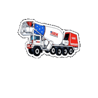 SRMConcrete concrete cement srm concrete truck Sticker