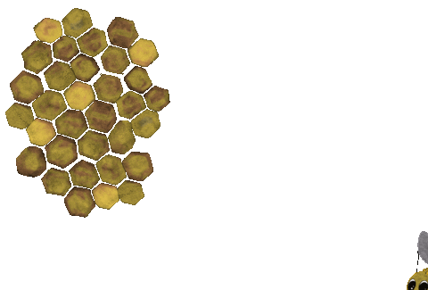 hoppeillustration giphyupload bee honey abelha Sticker