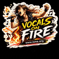 Fire Vocals GIF by International Society for Music Education