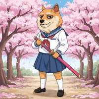 Shiba Inu Art GIF by Doge Pound