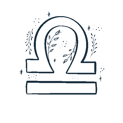 Astrology Libra Sticker by byflorecer